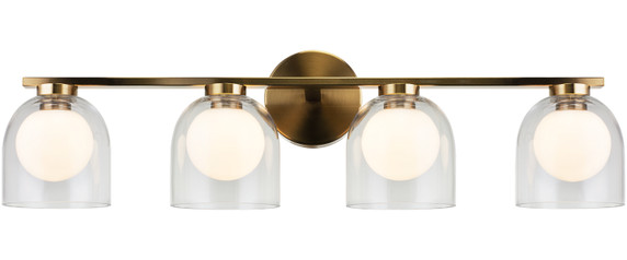 Bathroom Fixtures Four Lights by Matteo Lighting ( 423 | W60704AGCL Derbishone ) 
