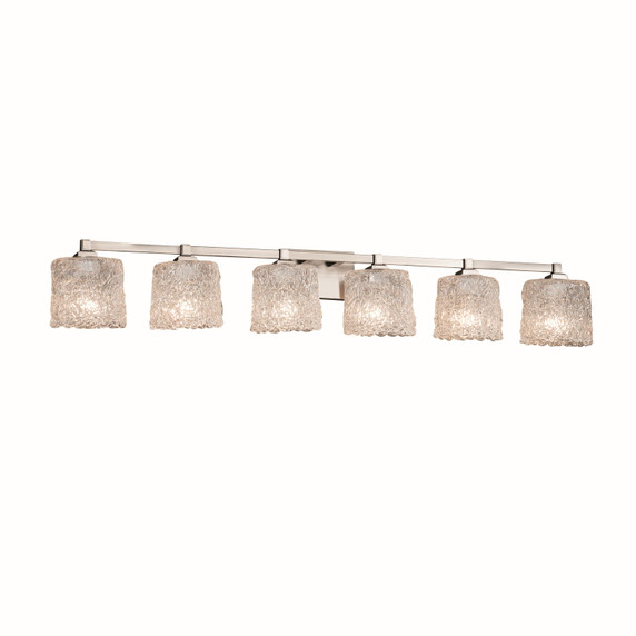   by Justice Designs ( 102 | GLA-8436-30-LACE-NCKL Veneto Luce ) 