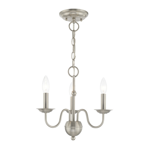 Mini Chandeliers Candle by Livex Lighting ( 107 | 52163-91 Windsor ) 