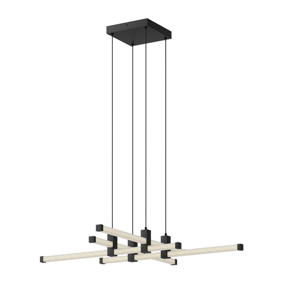 Mid. Chandeliers Multi-Port/Cascade by Kuzco Lighting ( 347 | CH23534-BK Blade ) 