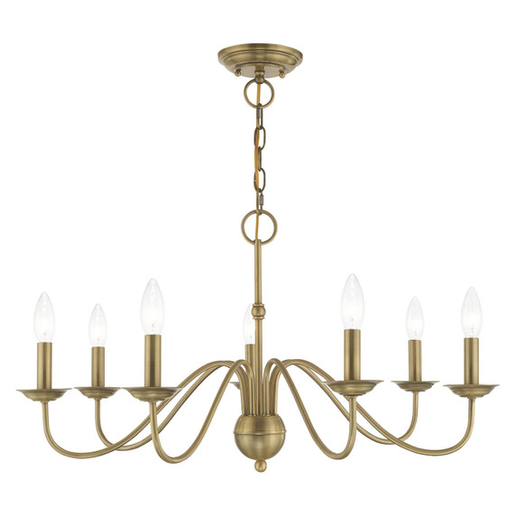 Mid. Chandeliers Candle by Livex Lighting ( 107 | 52167-01 Windsor ) 