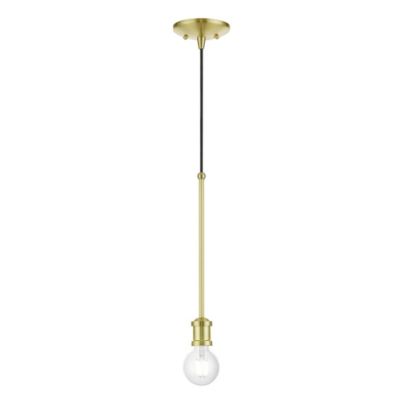 Mini Pendants Exposed Lamps by Livex Lighting ( 107 | 47161-12 Lansdale ) 
