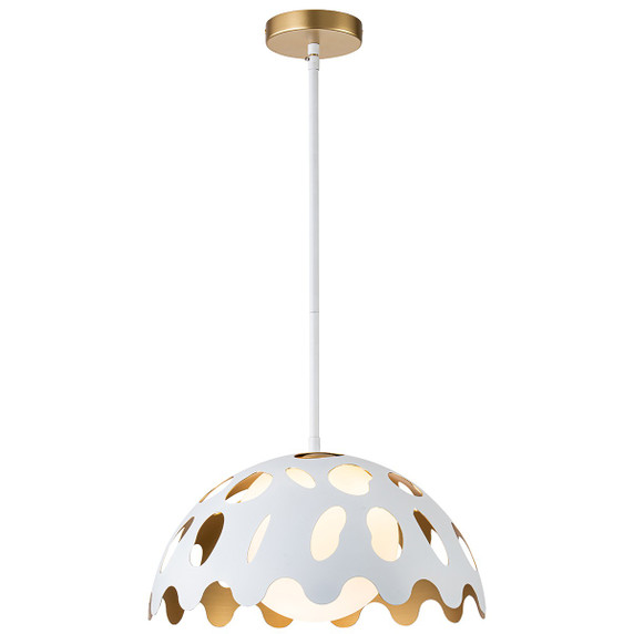 Pendants Metal Shade by Lucas + McKearn ( 175 | PD7376W-15 Pebbles ) 