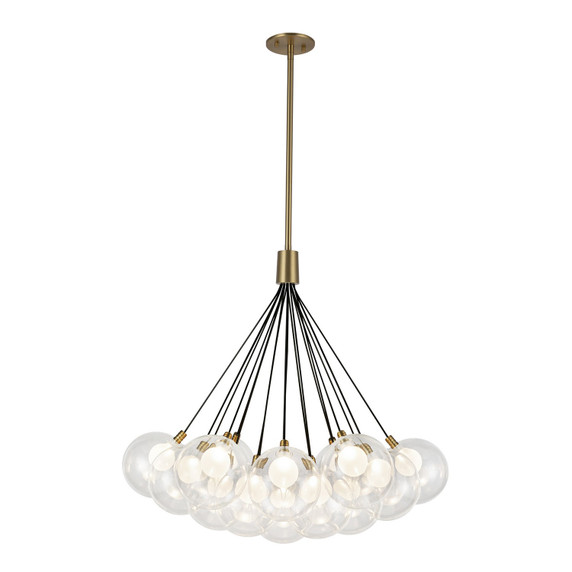 Mid. Chandeliers Glass Down by Kuzco Lighting ( 347 | CH3128-BG Bolla ) 