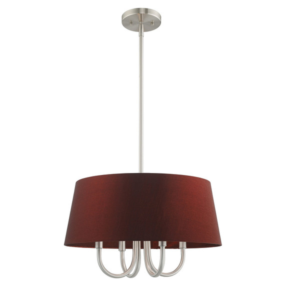 Mini Chandeliers Drum Shade by Livex Lighting ( 107 | 52904-91 Belclaire ) 