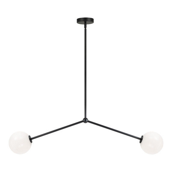 Linear/Island 2 Light Bar by Matteo Lighting ( 423 | C81702BKOP Novo ) 