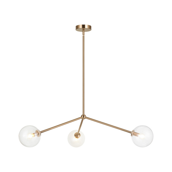 Mid. Chandeliers Glass Down by Matteo Lighting ( 423 | C81703AGCL Novo ) 