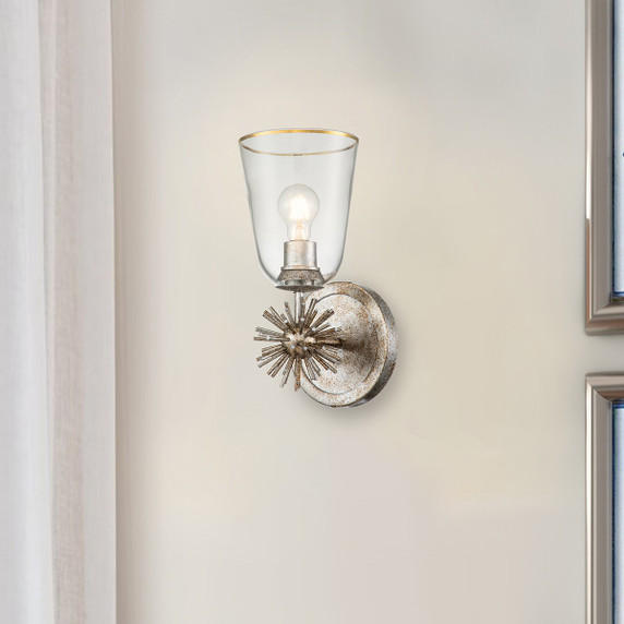 Sconces Single Glass by Lucas + McKearn ( 175 | SC00957S-1 Staring ) 
