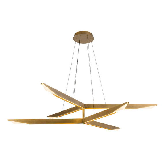 Mid. Chandeliers Metal Shade by Kuzco Lighting ( 347 | CH64242-VB-UNV-010 Tachi ) 