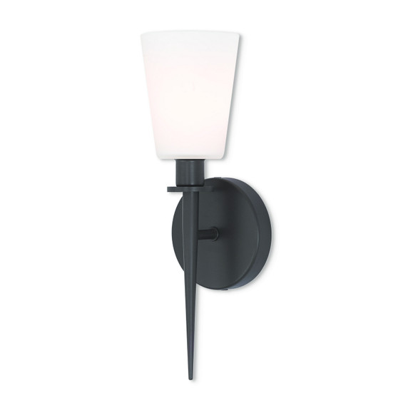 Sconces Single Glass by Livex Lighting ( 107 | 41691-07 Witten ) 