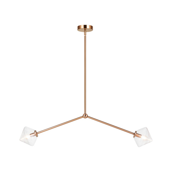 Linear/Island 2 Light Bar by Matteo Lighting ( 423 | C81742AGCL Novo ) 