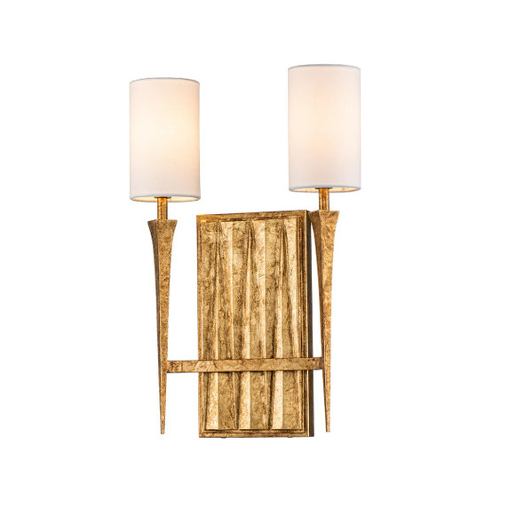Sconces Double Candle by Lucas + McKearn ( 175 | SC10506G-2 Crest ) 