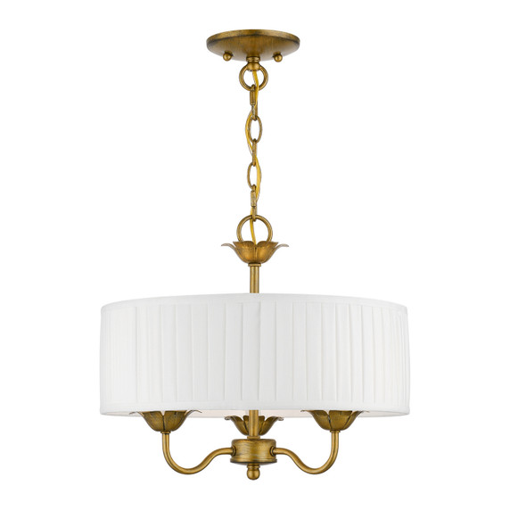Mini Chandeliers Drum Shade by Livex Lighting ( 107 | 41773-48 Edinburgh ) 