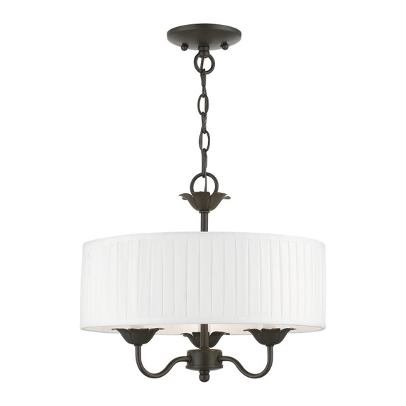 Mini Chandeliers Drum Shade by Livex Lighting ( 107 | 41773-92 Edinburgh ) 