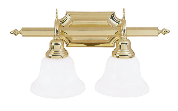 Bathroom Fixtures Two Lights by Livex Lighting ( 107 | 1282-02 French Regency ) 