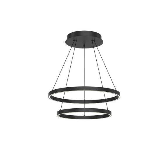 Pendants Ring/Halo by Kuzco Lighting ( 347 | CH87224-BK Cerchio ) 