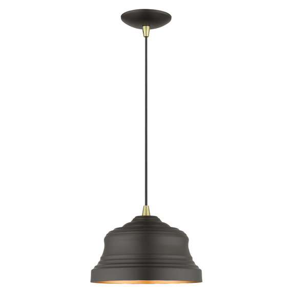 Pendants Metal Shade by Livex Lighting ( 107 | 55902-07 Endicott ) 