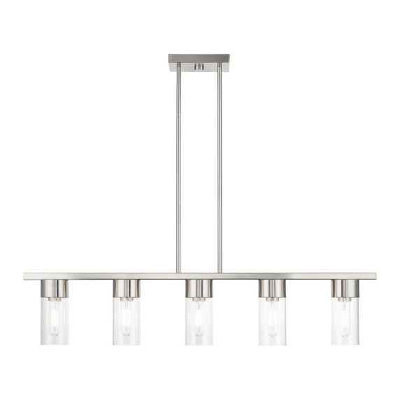 Linear/Island 4 Light + by Livex Lighting ( 107 | 48765-91 Carson ) 