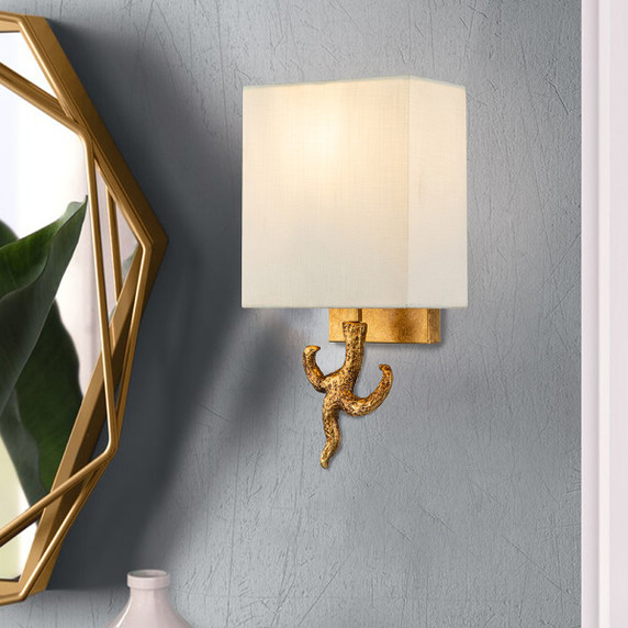 Sconces Drum Shade by Lucas + McKearn ( 175 | SC7037G-1 Branche ) 