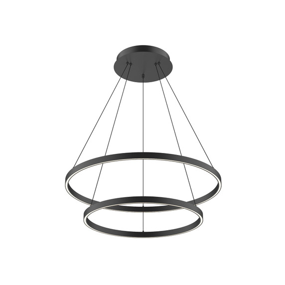 Mid. Chandeliers Ring/Halo by Kuzco Lighting ( 347 | CH87832-BK-UNV-010 Cerchio ) 