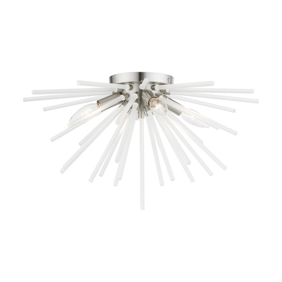 Flush Mounts Multi-Port/Cluster by Livex Lighting ( 107 | 48820-91 Uptown ) 