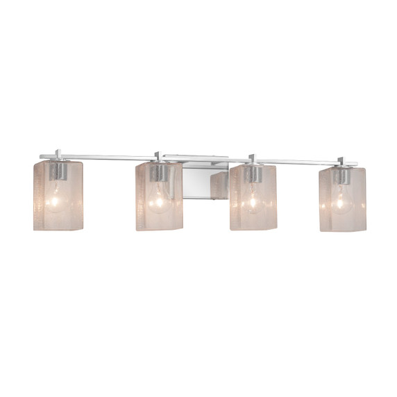 Bathroom Fixtures Four Lights by Justice Designs ( 102 | FSN-8444-15-SEED-CROM-LED4-2800 Fusion ) 