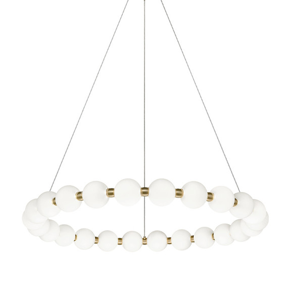 Mid. Chandeliers Glass Down by Matteo Lighting ( 423 | C83432OG Oni ) 