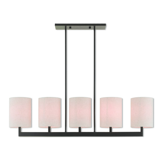 Linear/Island 4 Light + by Livex Lighting ( 107 | 42428-07 Hayworth ) 