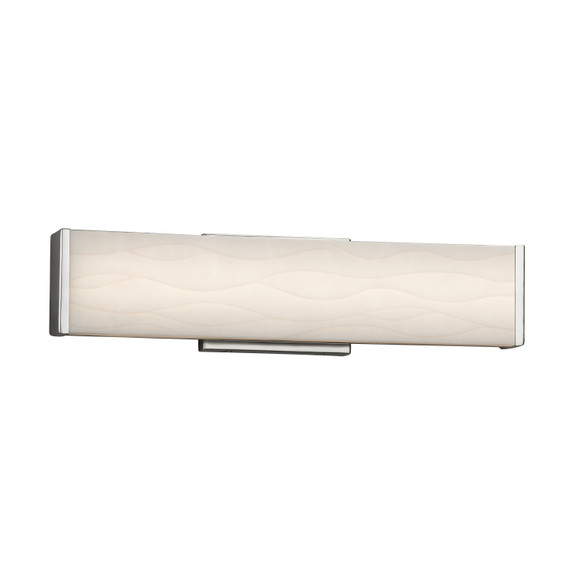 Bathroom Fixtures Cylindrical / Linear by Justice Designs ( 102 | PNA-8601-WAVE-CROM Porcelina ) 