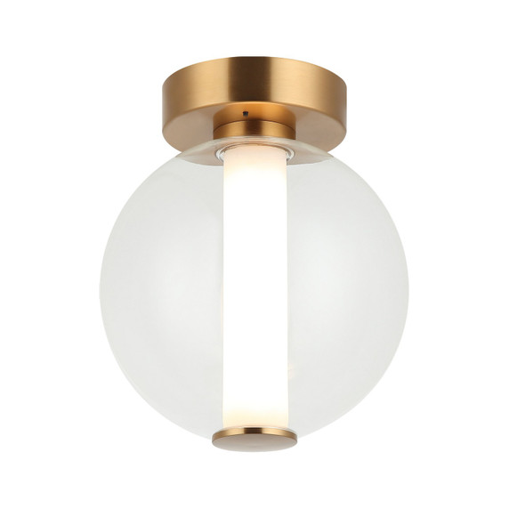Flush Mounts Glass Down by Matteo Lighting ( 423 | WX69611AGCL Belange ) 