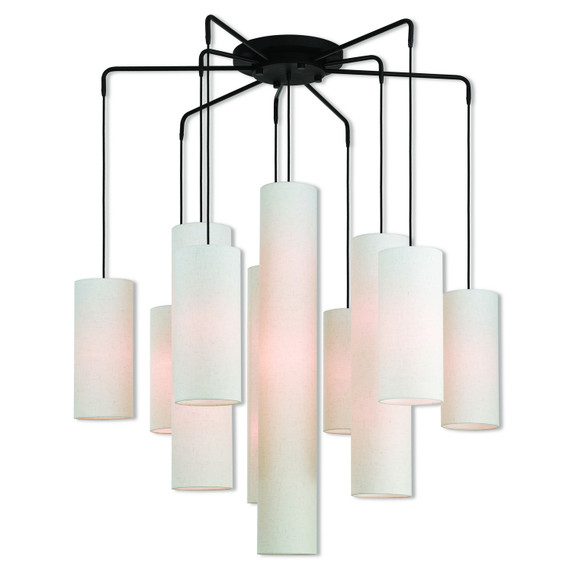 Large Chandeliers Multi-Port/Cascade by Livex Lighting ( 107 | 42657-07 Strathmore ) 