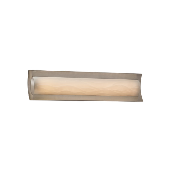 Bathroom Fixtures Cylindrical / Linear by Justice Designs ( 102 | PNA-8631-WAVE-NCKL Porcelina ) 