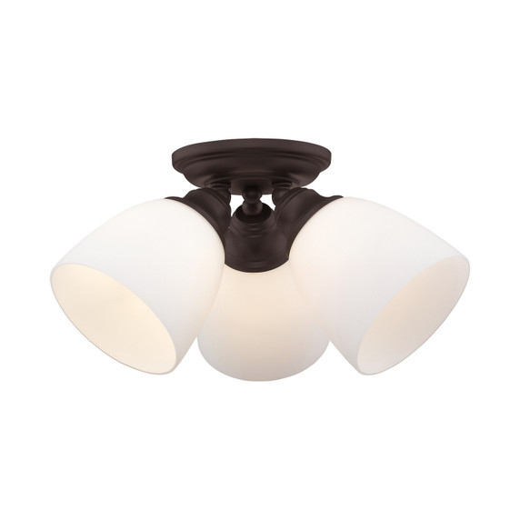 Flush Mounts Cage Style by Livex Lighting ( 107 | 13664-07 Somerville ) 