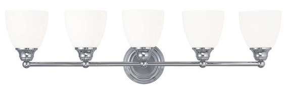 Bathroom Fixtures Five+Lights by Livex Lighting ( 107 | 13665-05 Somerville ) 