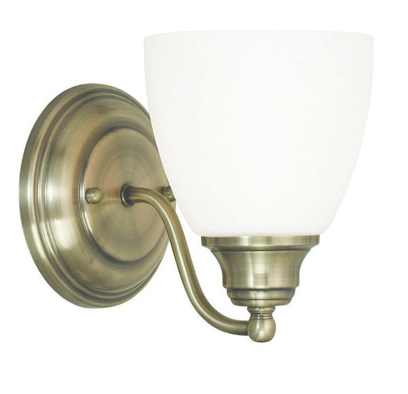 Sconces Single Glass by Livex Lighting ( 107 | 13671-01 Somerville ) 