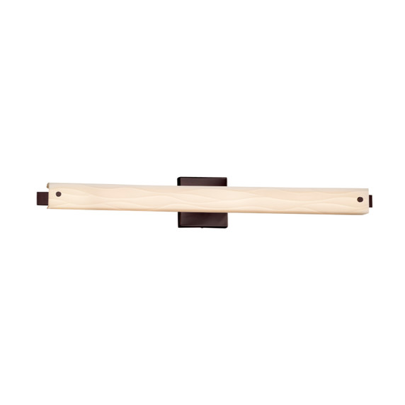 Bathroom Fixtures Cylindrical / Linear by Justice Designs ( 102 | PNA-8685-WAVE-DBRZ Porcelina ) 
