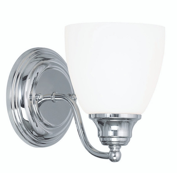 Sconces Single Glass by Livex Lighting ( 107 | 13671-05 Somerville ) 