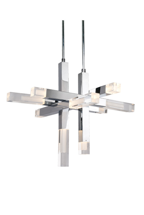 Pendants Glass Down by Kuzco Lighting ( 347 | PD53330-CH Martelo ) 