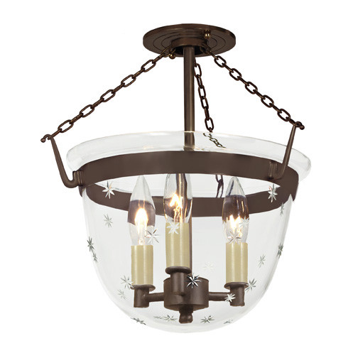 Semi-Flush Mts. Bowl Style by JVI Designs ( 261 | 1154-08 McLean ) 