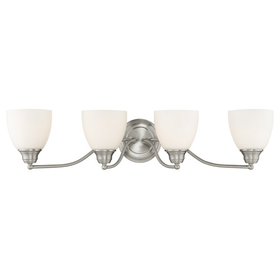 Bathroom Fixtures Four Lights by Livex Lighting ( 107 | 13674-91 Somerville ) 