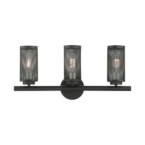 Bathroom Fixtures Three Lights by Livex Lighting ( 107 | 14123-04 Industro ) 