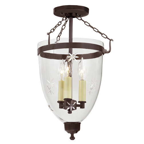 Semi-Flush Mts. Bowl Style by JVI Designs ( 261 | 1163-08 Danbury ) 