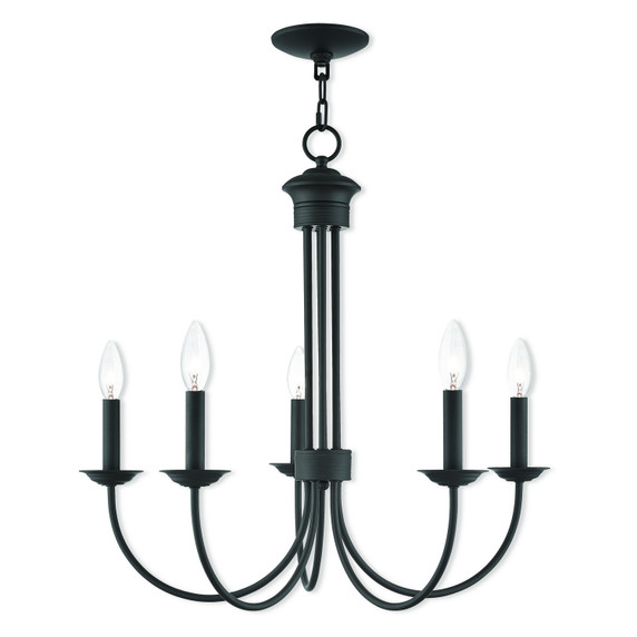 Mid. Chandeliers Candle by Livex Lighting ( 107 | 42685-07 Estate ) 