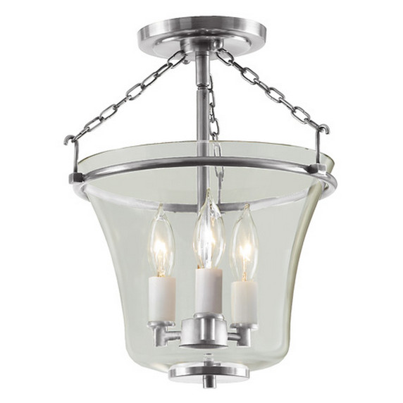 Semi-Flush Mts. Bowl Style by JVI Designs ( 261 | 1182-17 Greenwich ) 