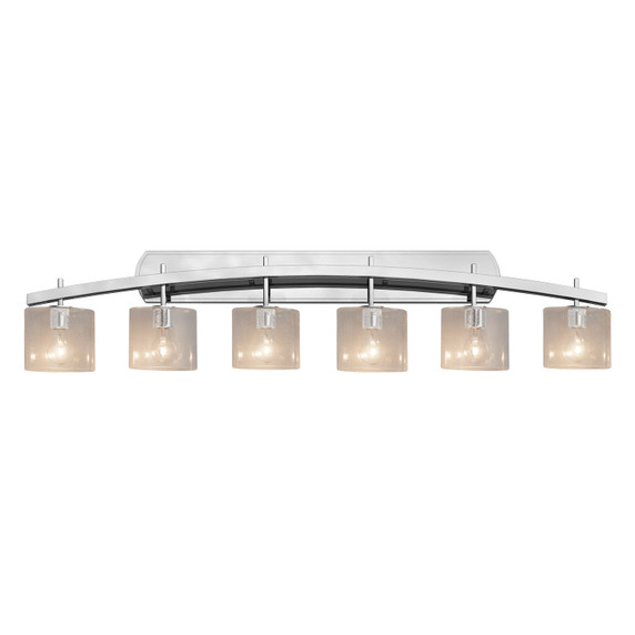 Bathroom Fixtures Five+Lights by Justice Designs ( 102 | FSN-8596-30-SEED-CROM Fusion ) 