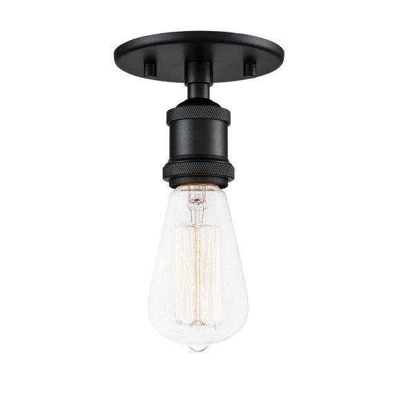 Semi-Flush Mts. Exposed Lamps by Matteo Lighting ( 423 | X46100BK Bulstrode'S Workshop ) 