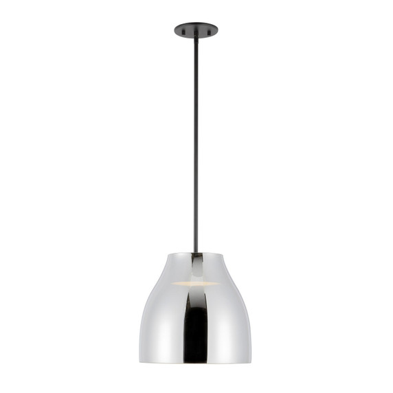 Mini Pendants Glass Down by Kuzco Lighting ( 347 | PD62012-BK/CH Trinity ) 