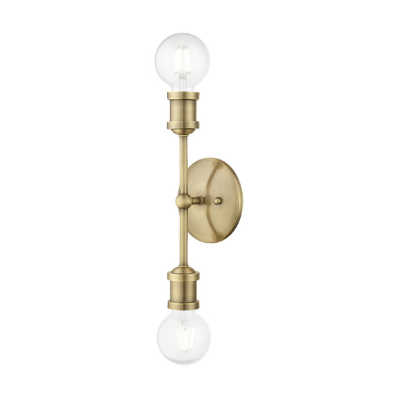 Bathroom Fixtures Two Lights by Livex Lighting ( 107 | 14422-01 Lansdale ) 