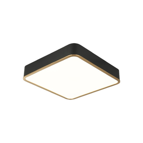 Flush Mounts Slimline/Low Profile by Matteo Lighting ( 423 | M10545BKAG Ainslay ) 