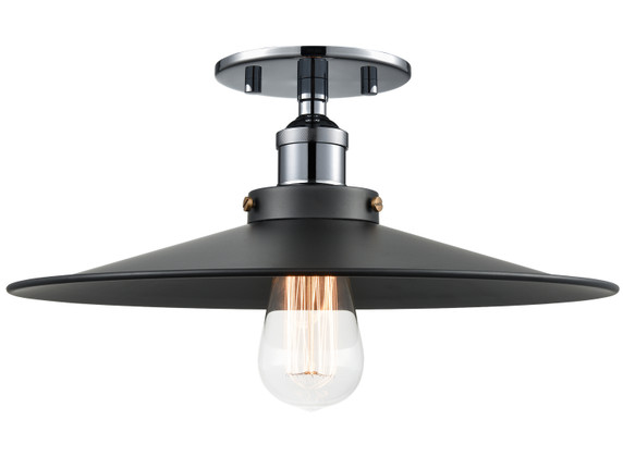 Semi-Flush Mts. Glass Down by Matteo Lighting ( 423 | X46113CHBK Bulstrode'S Workshop ) 